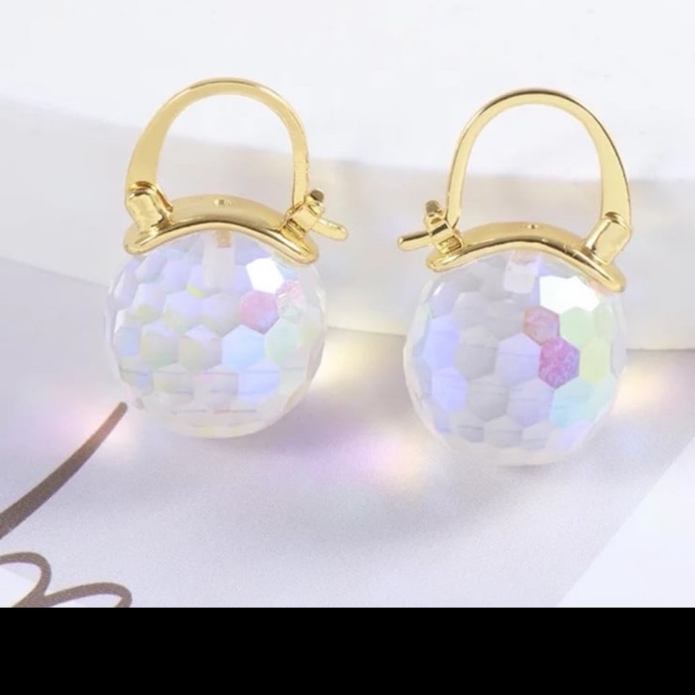 Katespade special edition disco ball earrings - large - Picture 7 of 11